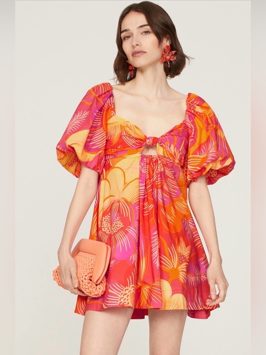 FARM Rio Dresses & Skirts - FARM RIO Summer Garden Mini Dress XL